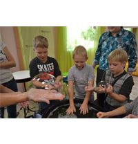 Мастер-класс по мыльным пузырям!